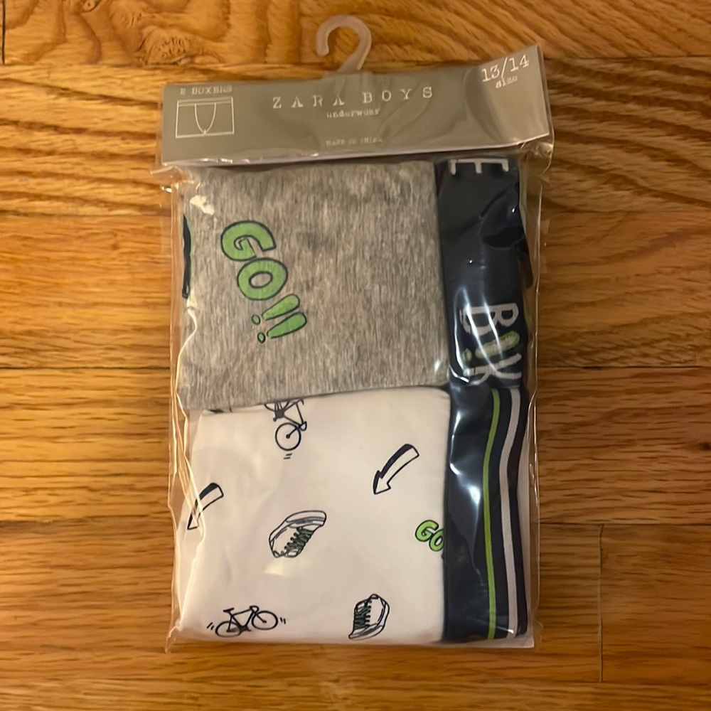 Zara Boy's Underwear 2 Boxers (NWT, UNOPENED)